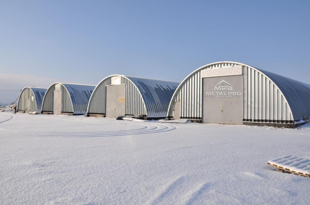 quonset hut buildings snow load protection