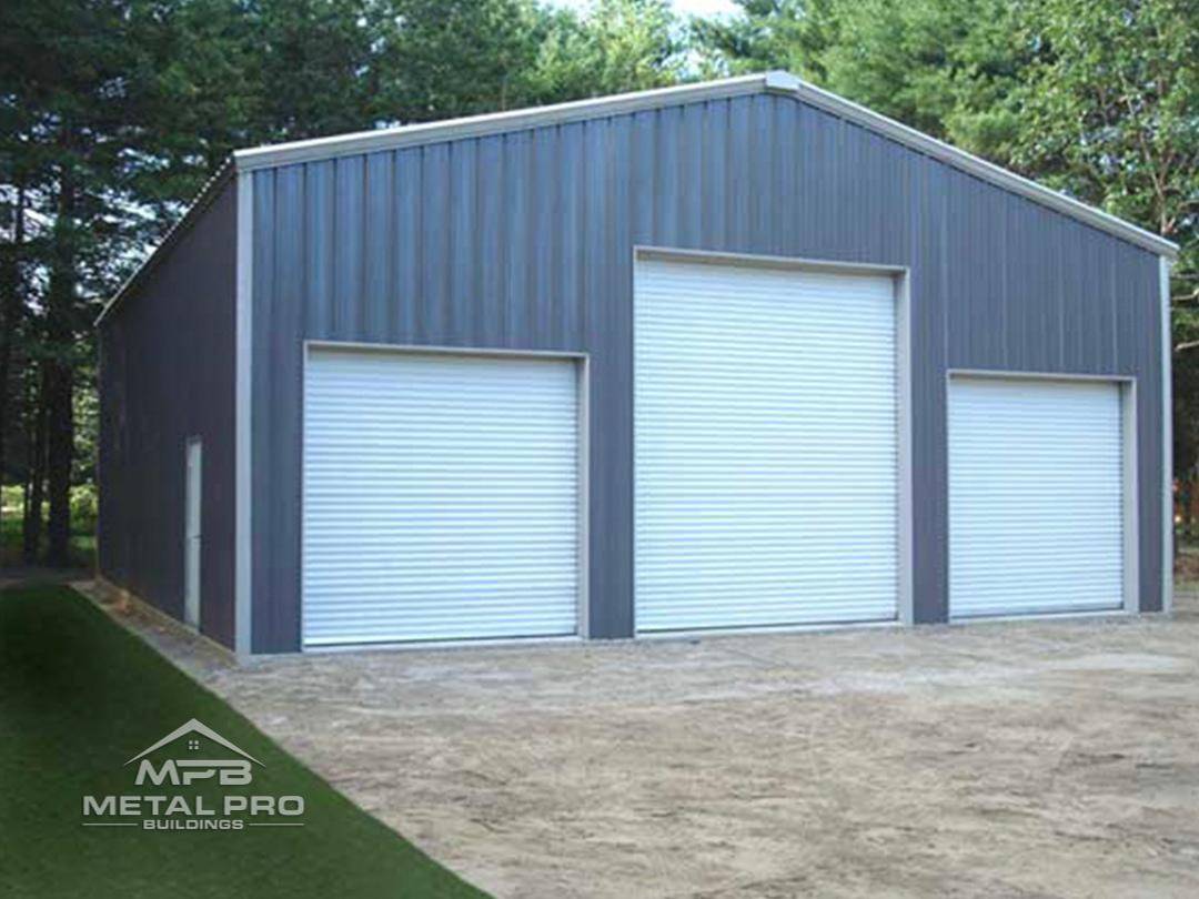 i-beam commercial building with grey painted walls