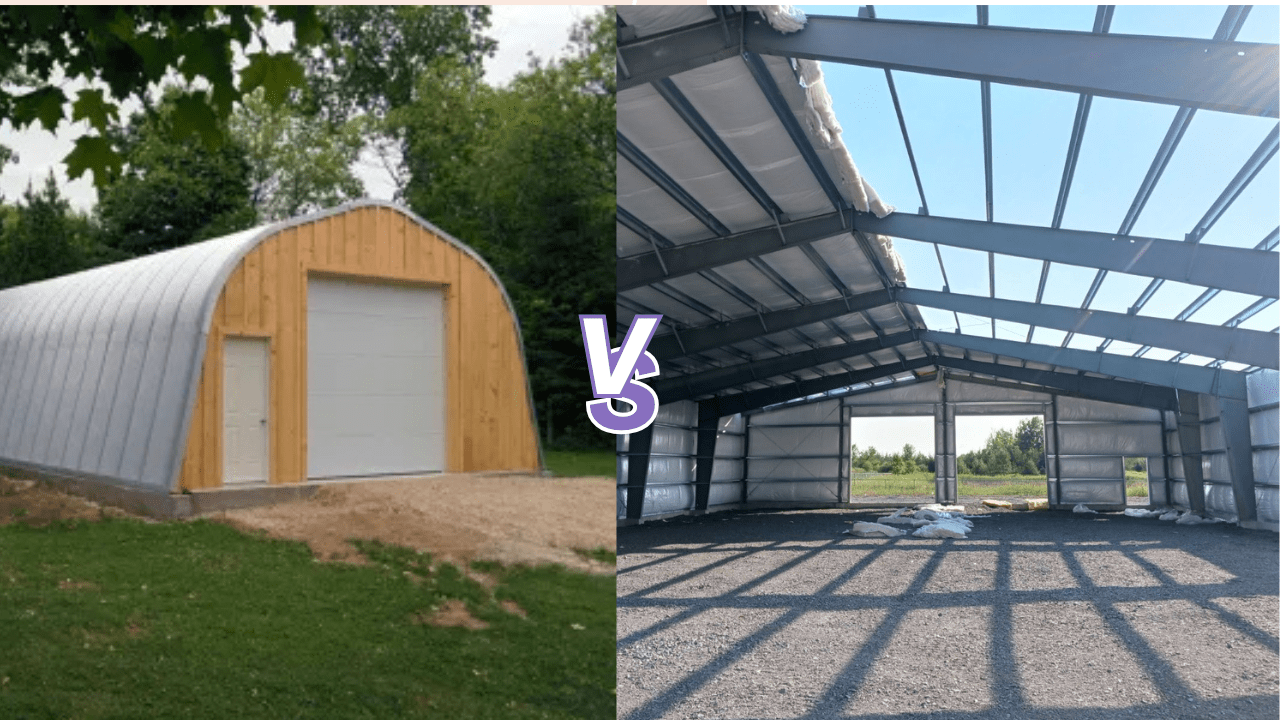 Quonset huts vs. Rigid-frame steel buildings