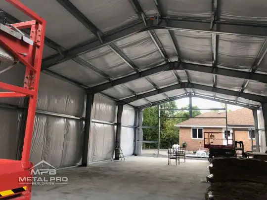 interior insulation for a CFS building