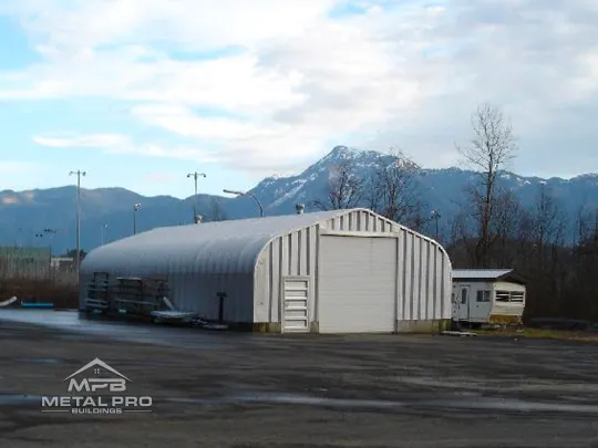turbine vent on an econospan quonset hut model